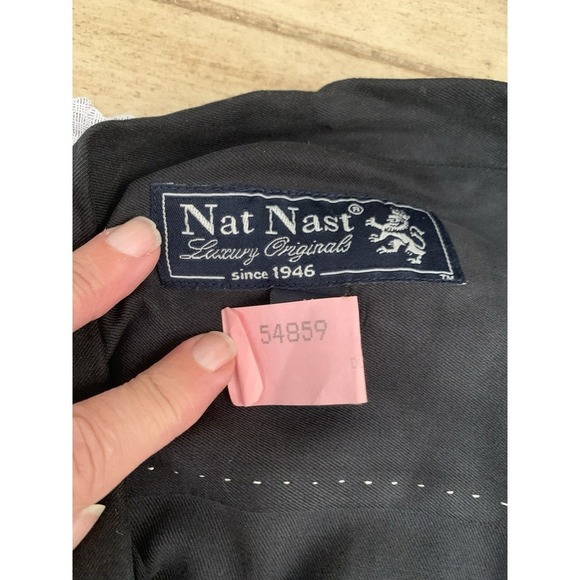 2008 Nat Nash "Without Care" Embroidered Men's Silk Shirt Size M (#B300) - Picture 5 of 7
